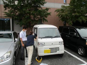 写真：滞納処分の強化（自動車）