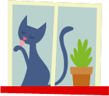 イラスト：猫1