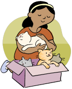 イラスト：猫2