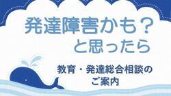 動画サムネイル：昭島市教育・発達総合相談のご案内