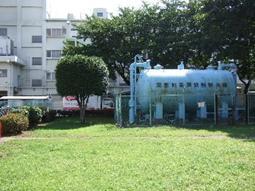 写真：美ノ宮公園内飲料貯水タンク