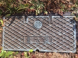 写真：水道メーターボックス