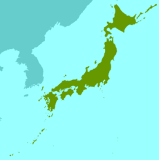 イラスト：日本地図現代