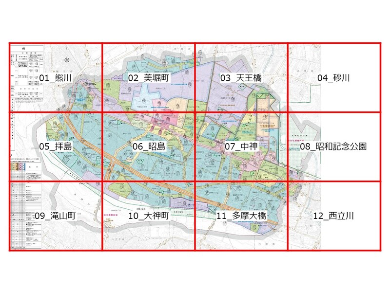 地図：索引図