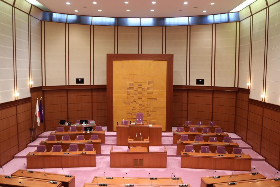 写真：議場