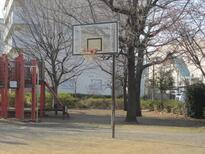 写真：美堀町四丁目公園バスケットゴール