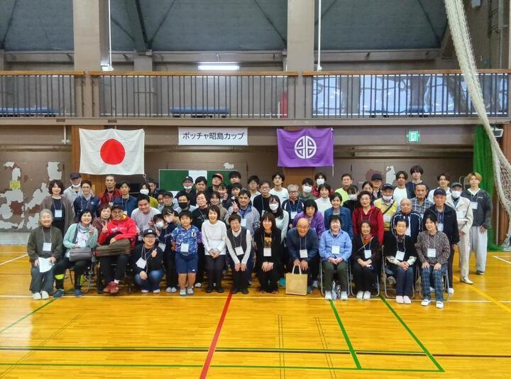 令和6年度ボッチャ昭島カップ 集合写真