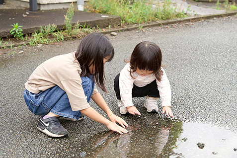 姉妹の写真